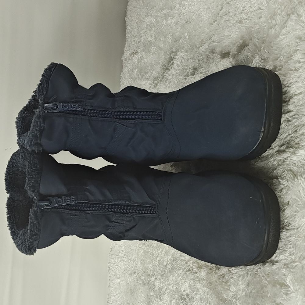 Totes Blue Boots,  Zipper women size 10 Boots